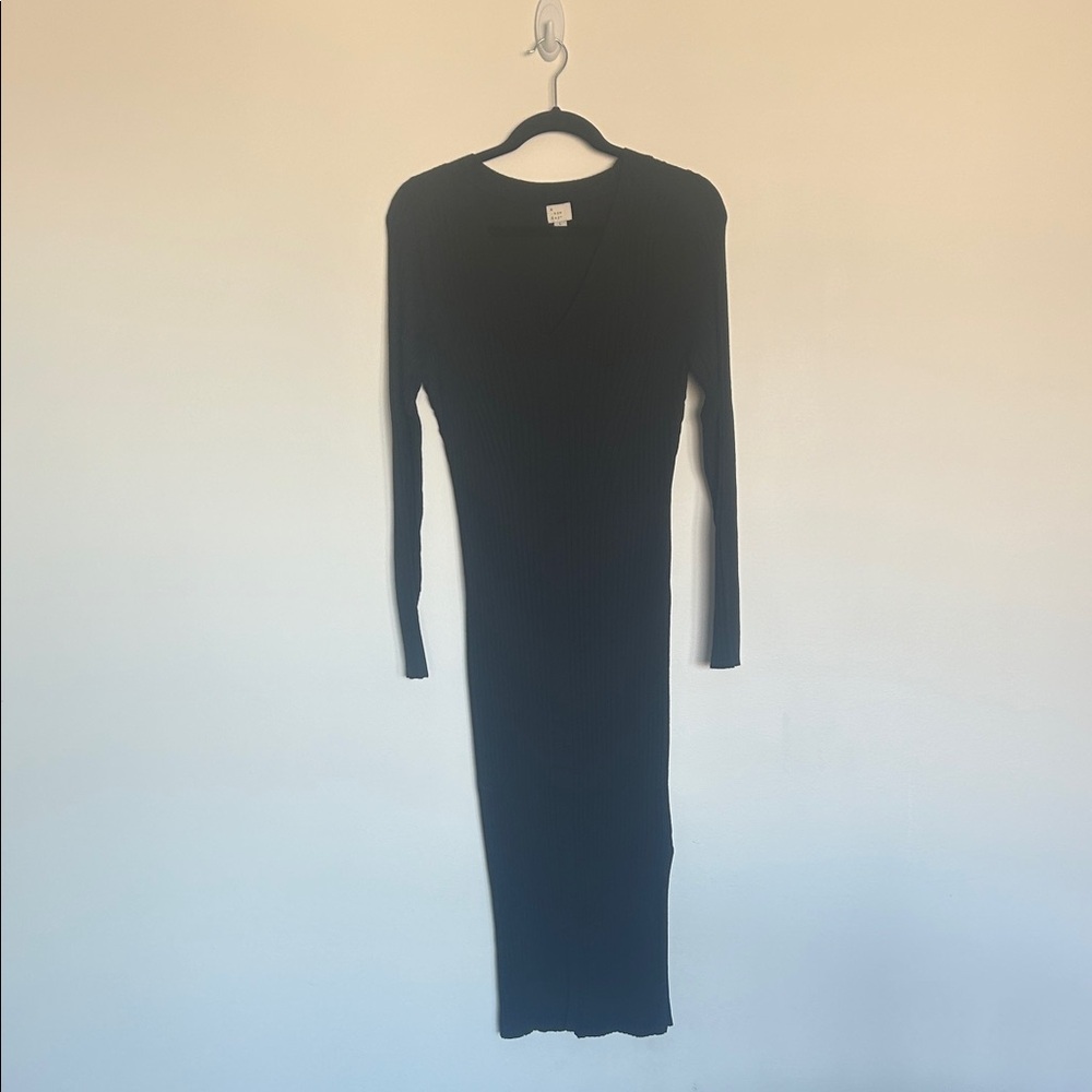 a new day Black Long Sleeve Dress